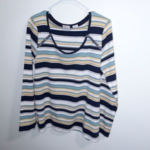 Anthropologie post mark long sleeve shirt sz Large